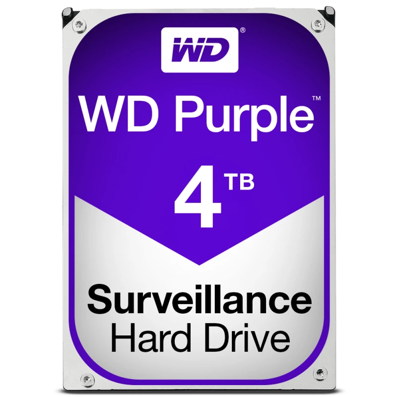 Image of Western Digital Purple internal hard drive 4TB 5400 RPM 64 MB 3.5&quo