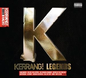 Image of Kerrang Legends by Various Artists CD Album