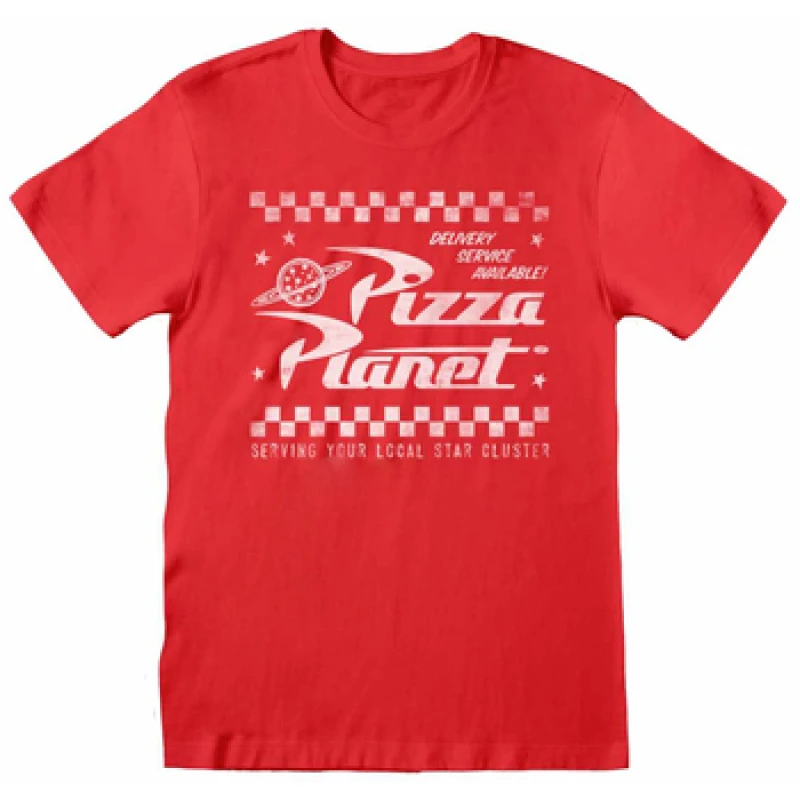 Image of Toy Story Pizza Planet T-Shirt Red male