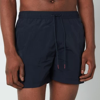 image of Tommy Hilfiger Mens Medium Length Drawstring Swimshorts - Desert Sky - M