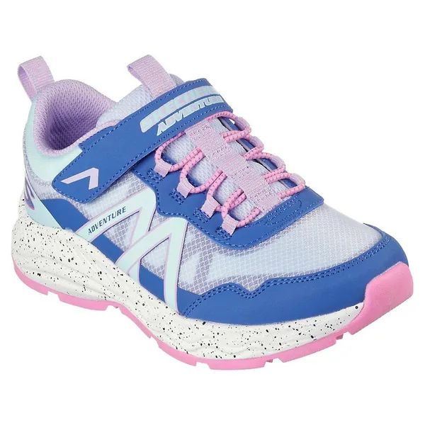 image of Skechers Girls Adventure Blitz Explorer Time Trainers UK Size 13 (EU 32) Charcoal/Multi SKE2201-CCMT-13