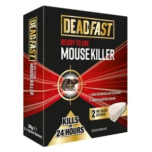 Image of Deadfast Mouse Killer Bait Station 2 pack