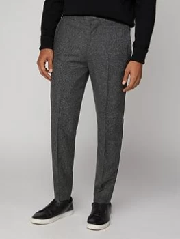 Ben Sherman Speckled Trousers - Charcoal, Size 30, Men