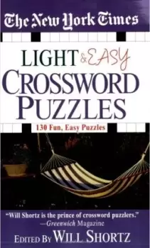Image of The New York Times Light and Easy Crossword Puzzles by Will Shortz