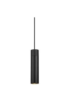 Tilo Slim Pendant Ceiling Light Black GU10