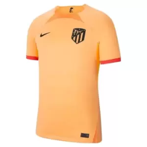 Image of Nike Atletico Madrid Third Shirt 2022 2023 Adults - Orange