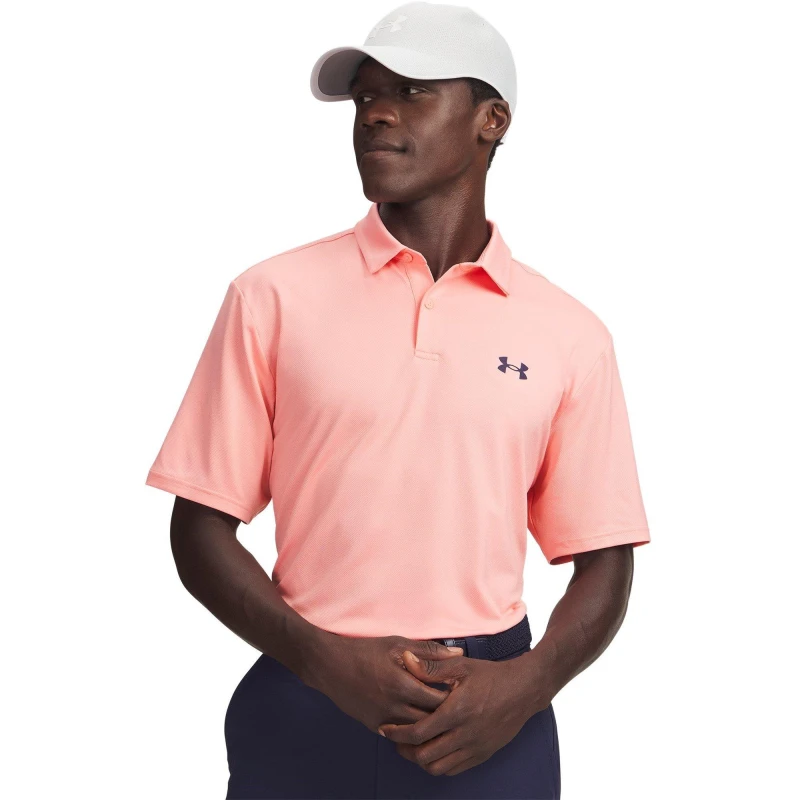 Image of Under Armour Matchplay Polo Mens Posh Pink male L