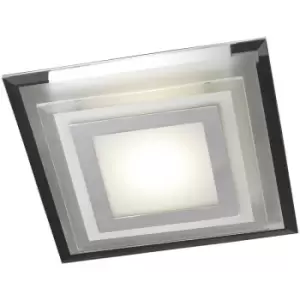 image of Italux Bianca Modern 1 Light Flush Ceiling Light led, 3000K