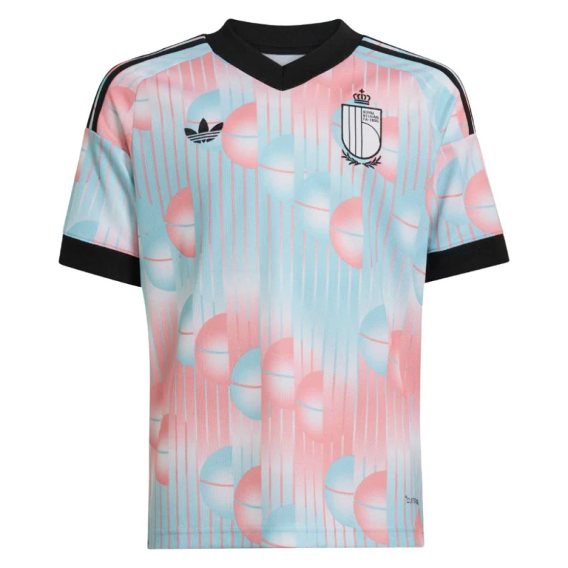 Image of Adidas Belgium Away Kit Child Coupe du Monde 2026 Bleu Unisex 9/10 ans JZ5975