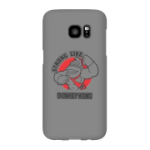 image of Nintendo Donkey Kong Strong Like Donkey Kong Phone Case - Samsung S7 Edge - Snap Case - Gloss