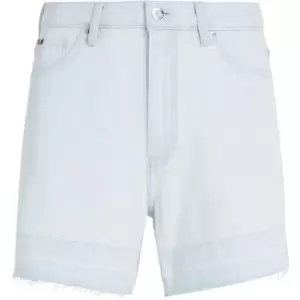 image of Tommy Hilfiger Dnm Straight Short Hw Kira - White