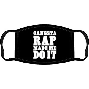 Image of Ice Cube - Gangsta Rap Face Mask - Black