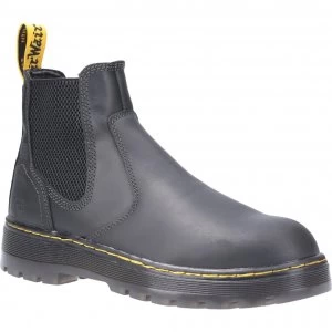 Image of Dr Martens Eaves Elasticated Safety Boot Black Size 10