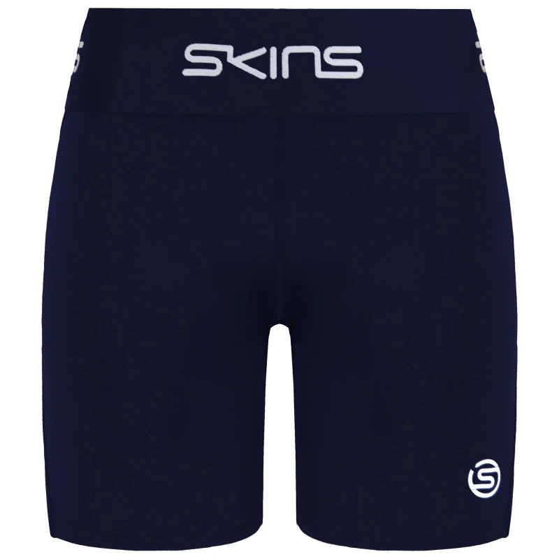 Image of Skins Womens Series-1 Navy Compression Shorts Size: Small Navy Female S