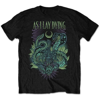 Image of As I Lay Dying - Cobra Unisex Medium T-Shirt - Black