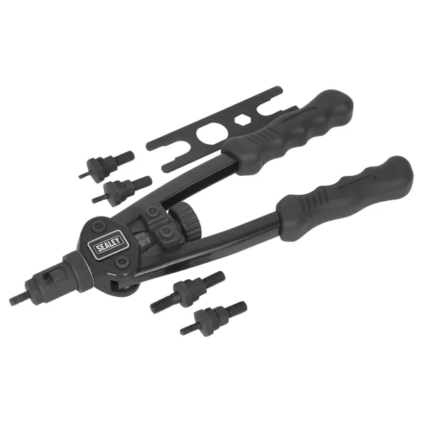 Image of Genuine SEALEY AK3984 Short-Arm Threaded Nut Riveter
