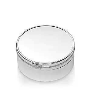 image of Vera Wang Wedgwood Infinity Round Keepsake Box