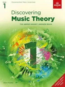 Image of Discovering Music Theory, The ABRSM Grade 1 Answer Book by ABRSM