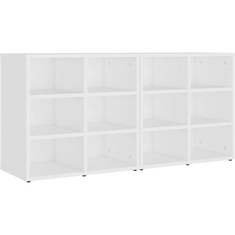 Image of Vidaxl Shoe Cabinets 2 Pcs White 52.5X30X50 Cm, White 808685
