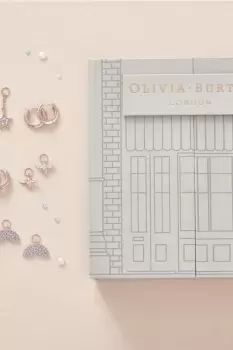 Image of Olivia Burton Jewellery Rainbow House of Huggies Rose Gold OBJGSET15