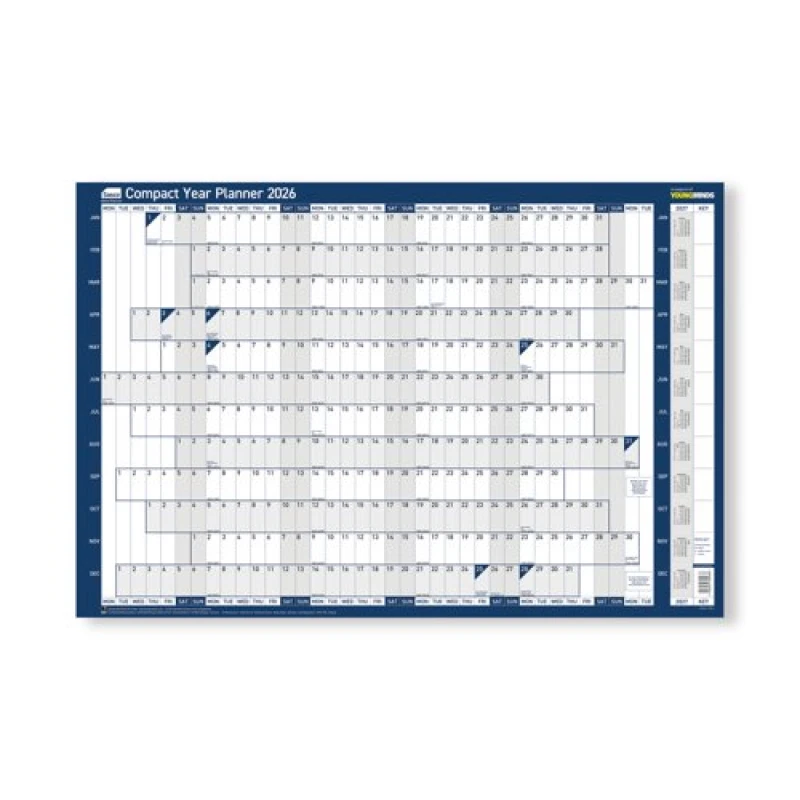 Image of Sasco Year Planner Compact Landscape Unmounted 2026 2410267