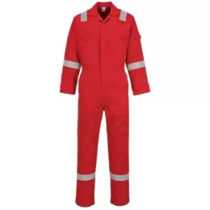 image of Portwest - C814RERS - sz Long S Iona Cotton Coverall - Red - Red