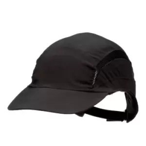 Image of 3M First Base 3 Bump Cap 2030608, Classic, Black Standard Peak, 70mm, 20 ea/Case