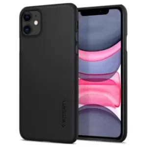 image of Spigen Thin Fit iPhone 11 Case - Black