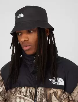 Image of North Face Sun Stash Hat - TNF Black/TNF White
