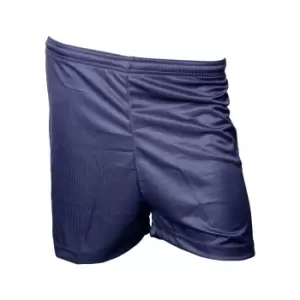 Image of Precision Unisex Adult Micro-Stripe Football Shorts (XL) (Navy)