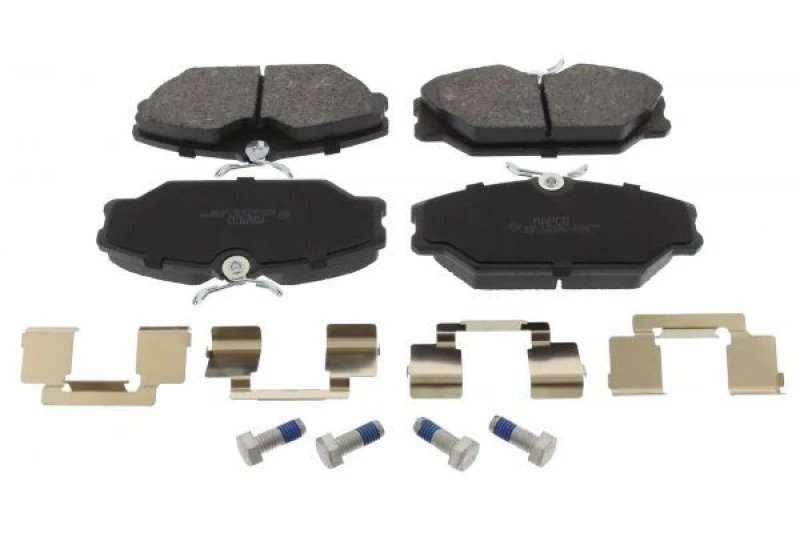 Image of MAPCO 6452 Brake pad set Front Axle, excl. wear warning contact, with anti-squeak plate Brake Pad Set,disc brake (402)