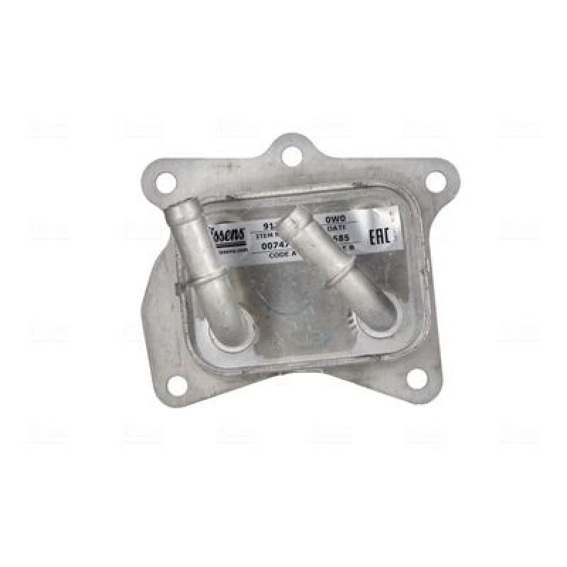 Image of NISSENS 91569 Oil Cooler without gaskets/seals, without filter Aluminium Oil Cooler,engine oil (469)