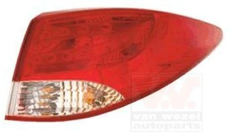 Image of VAN WEZEL 8257932 Rear light Outer section, without bulb holder, Right Combination Rearlight (391)