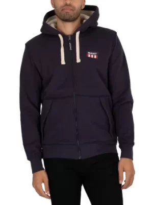 image of Sherpa Fleece Zip Hoodie