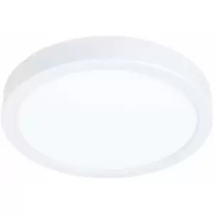 Image of Loops - Wall / Ceiling Light White 210mm Round Surface Mounted 16.5W LED 3000K