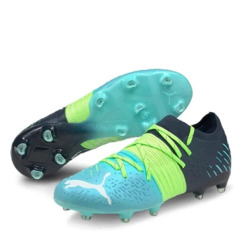 Puma Future Z 2.1 FG Football Boots - GreenGlare/Aqua