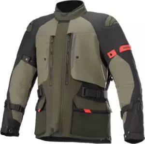 Image of Alpinestars Ketchum Gore-Tex Motorcycle Textile Jacket, green, Size 2XL, green, Size 2XL