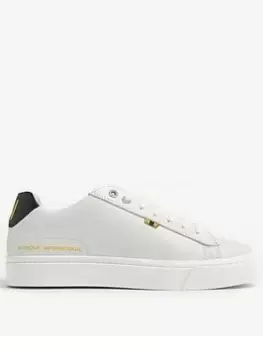 Image of Barbour International Helm Lace Trainers - White, Size 8, Men