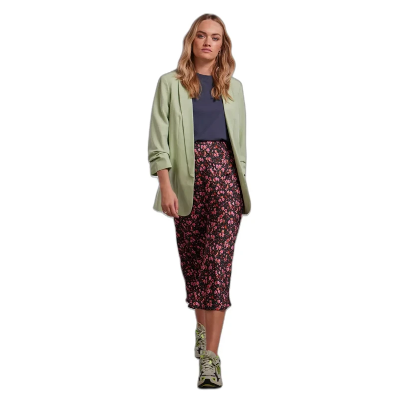 Image of Pieces Womens 3/4 blazer Pieces Boss Vert Female S