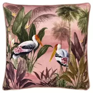 Image of Platalea Botanical Cushion Pink