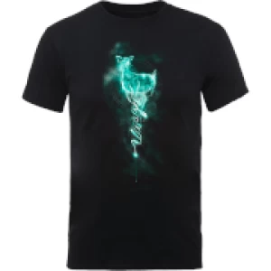 Image of Harry Potter Doe Always Patronus Mens Black T-Shirt - L - Black