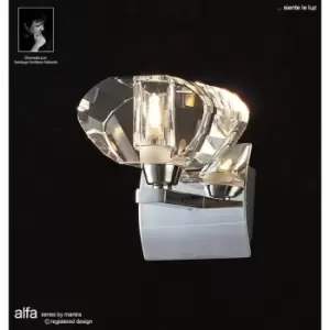 image of Wall light spain Alfa 1 Bulb G9 Spanish Design polished chrome