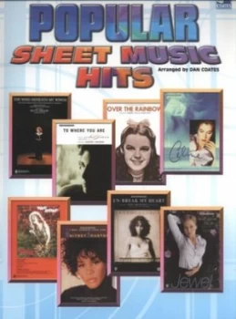 Image of Popular Sheet Music Hits by Dan Coates Paperback