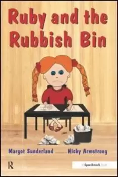 Image of Ruby and the rubbish bin by Margot Sunderland