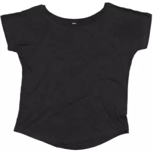 Image of Mantis Womens/Ladies Loose Fit Short Sleeve T-Shirt (L) (Charcoal Grey Melange)