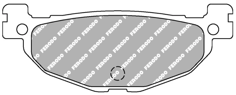 Image of FERODO FDB2200P Brake pad set Rear Axle Brake Pad Set,disc brake (402)