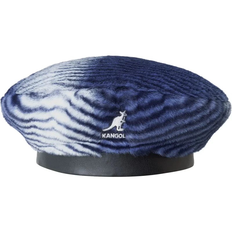 Image of Kangol Faux fur beret Kangol Bleu Unisex S/M