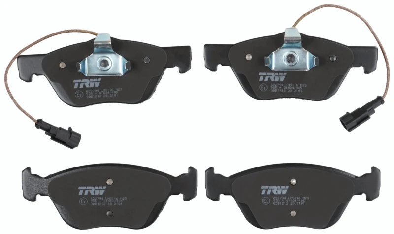 Image of TRW GDB1212 Brake pad set incl. wear warning contact Brake Pad Set,disc brake (402)