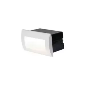 Image of Larissa Banya Outdoor Sconce Wall Lamp LED 3W 3000K Aluminum White Color IP65