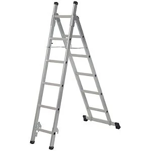 image of Werner 3 in 1 Aluminium Combination Ladder